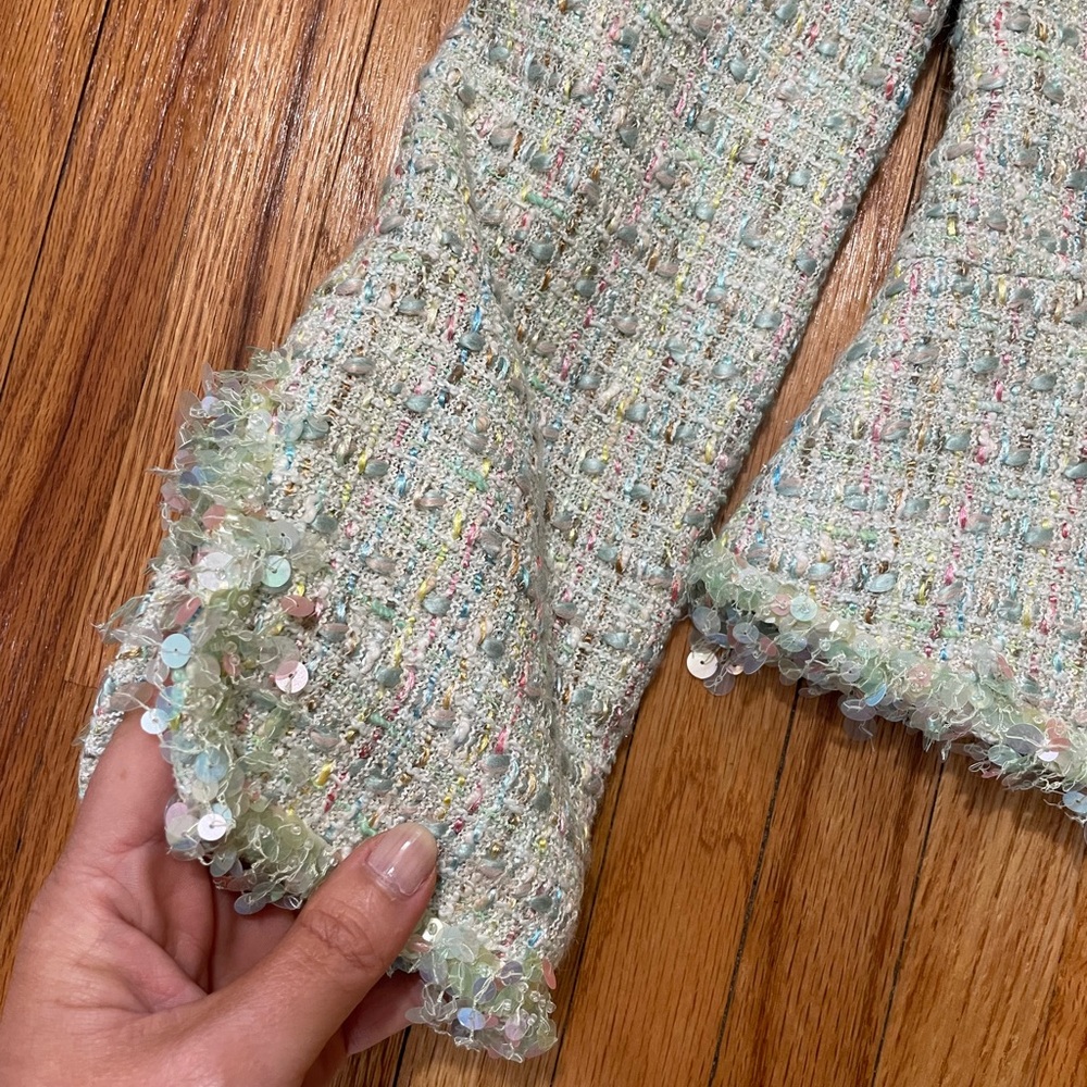 Tahari Mint Green Tween Blazer View 3